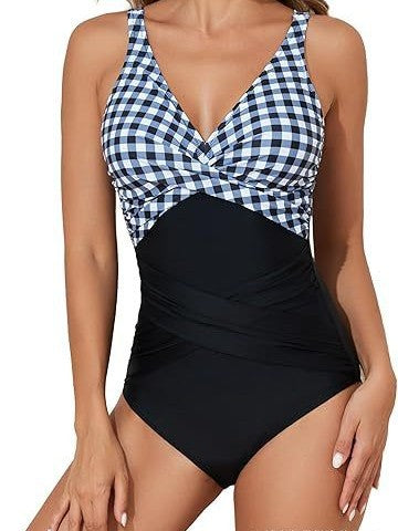 One-piece Swimsuit Women's Cross Twist Bag Tight