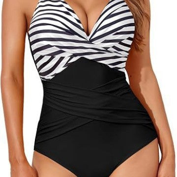 One-piece Swimsuit Women's Cross Twist Bag Tight